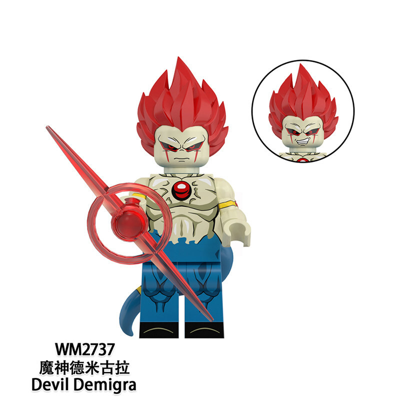 Dragon Ball Devil Demigra Custom Minifigures Fit Lego WM6185 WM2737