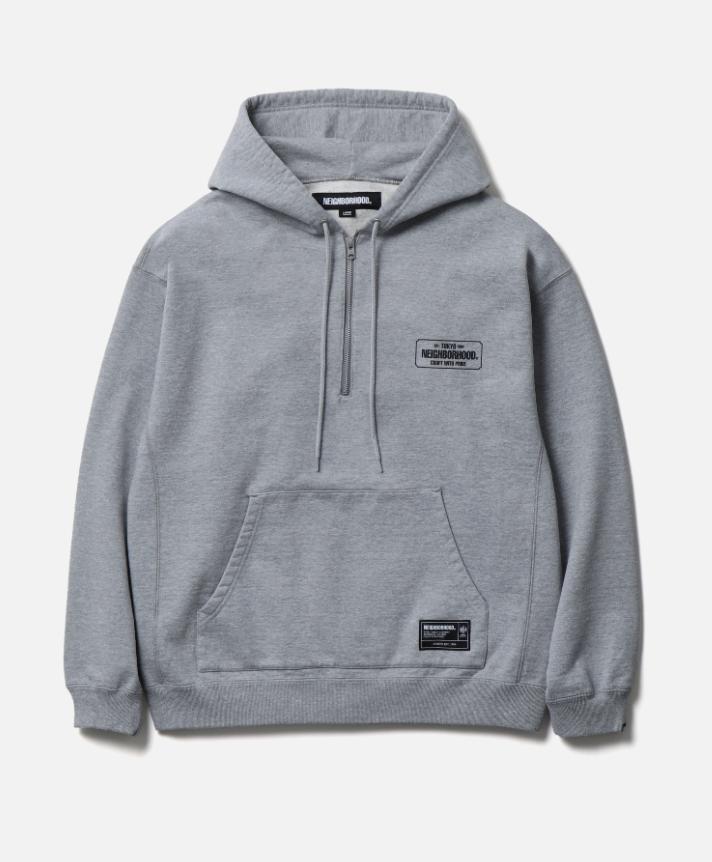 [Instock] NEIGHBORHOOD FW25 CLASSIC SWEAT HALF ZIP HOODIE LS