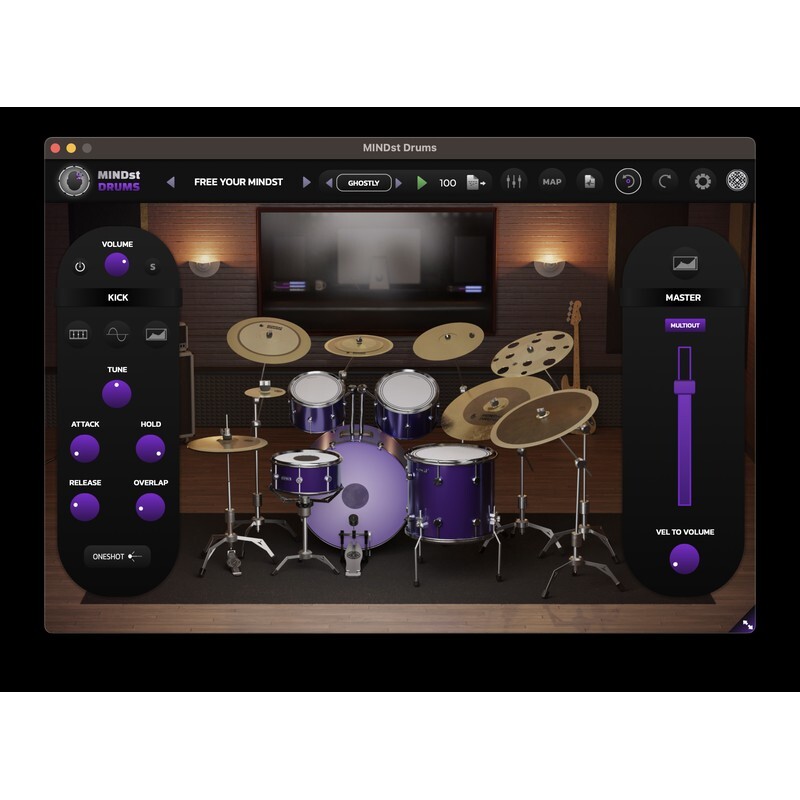Modalics MINDst Drums｜虛擬樂器音源插件