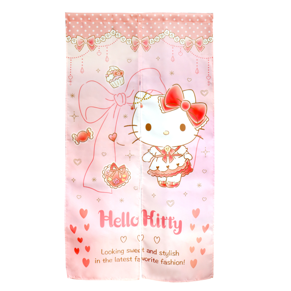 【SANRIO】傢飾對開式門簾-Hello Kitty KA-7302KT《台灣製》