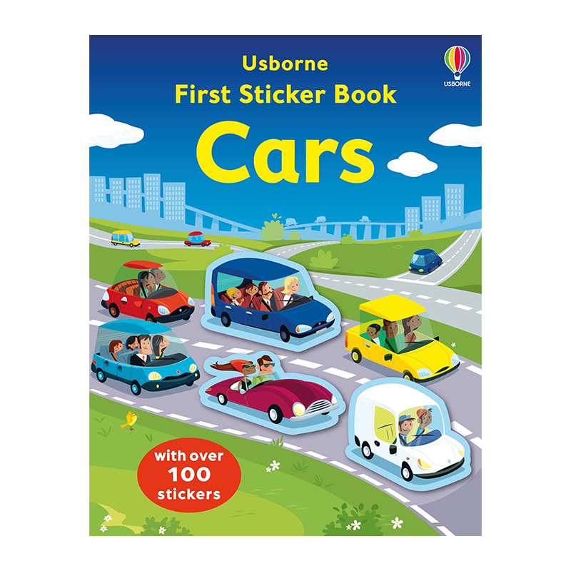Usborne 第一本汽車貼紙書