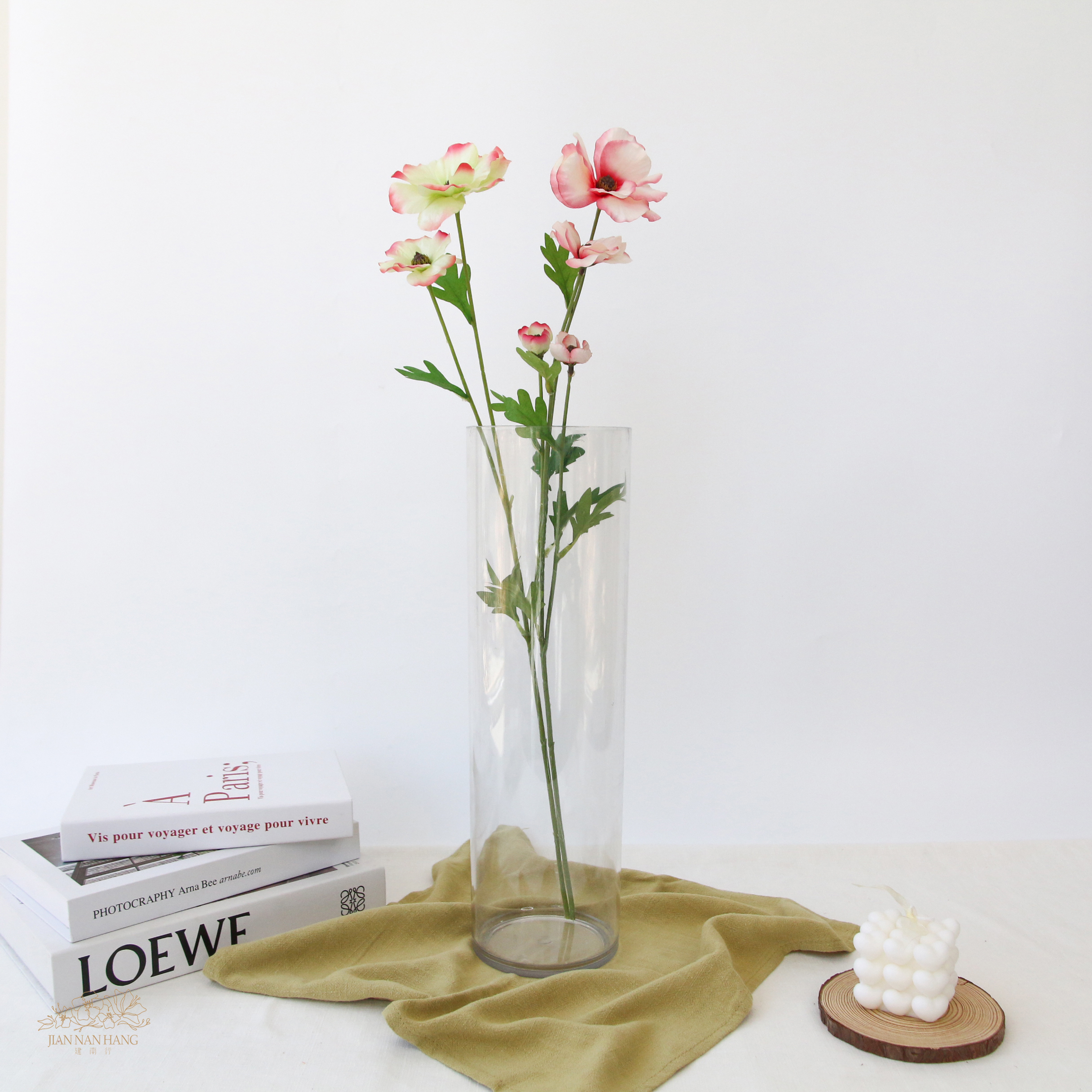 人造花 雙色毛茛 2色