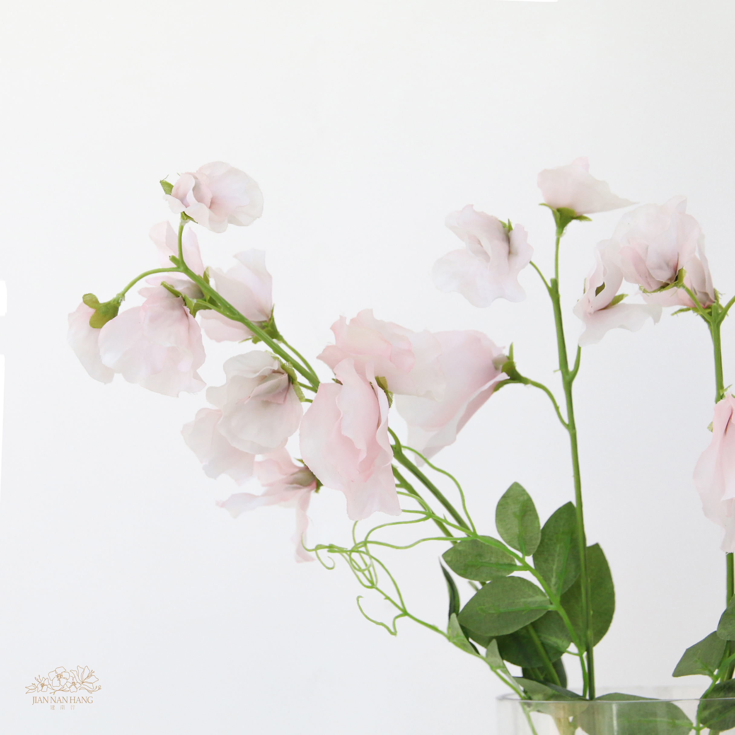 人造花 香碗豆 粉