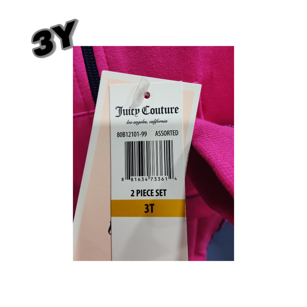 美國直送 juicy couture 外套+長褲 套裝 3Y  清貨價