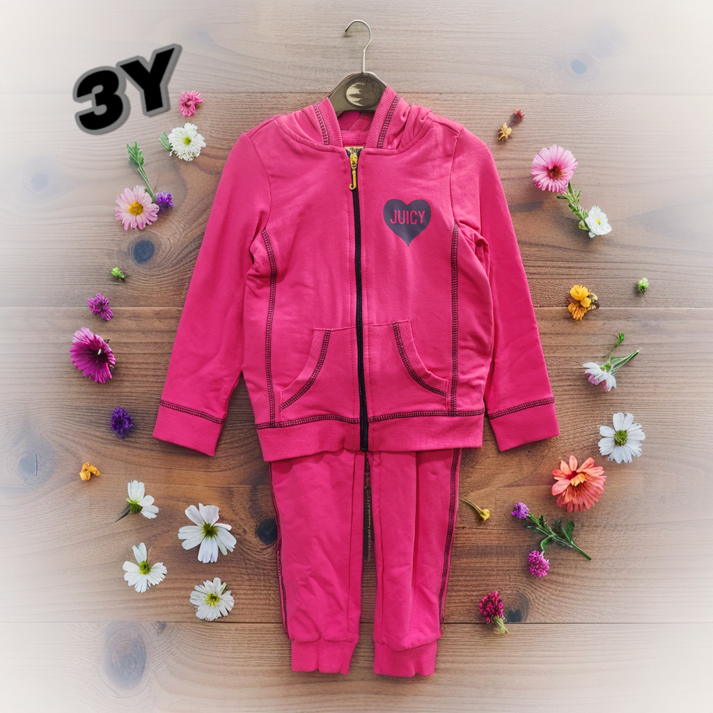 美國直送 juicy couture 外套+長褲 套裝 3Y  清貨價