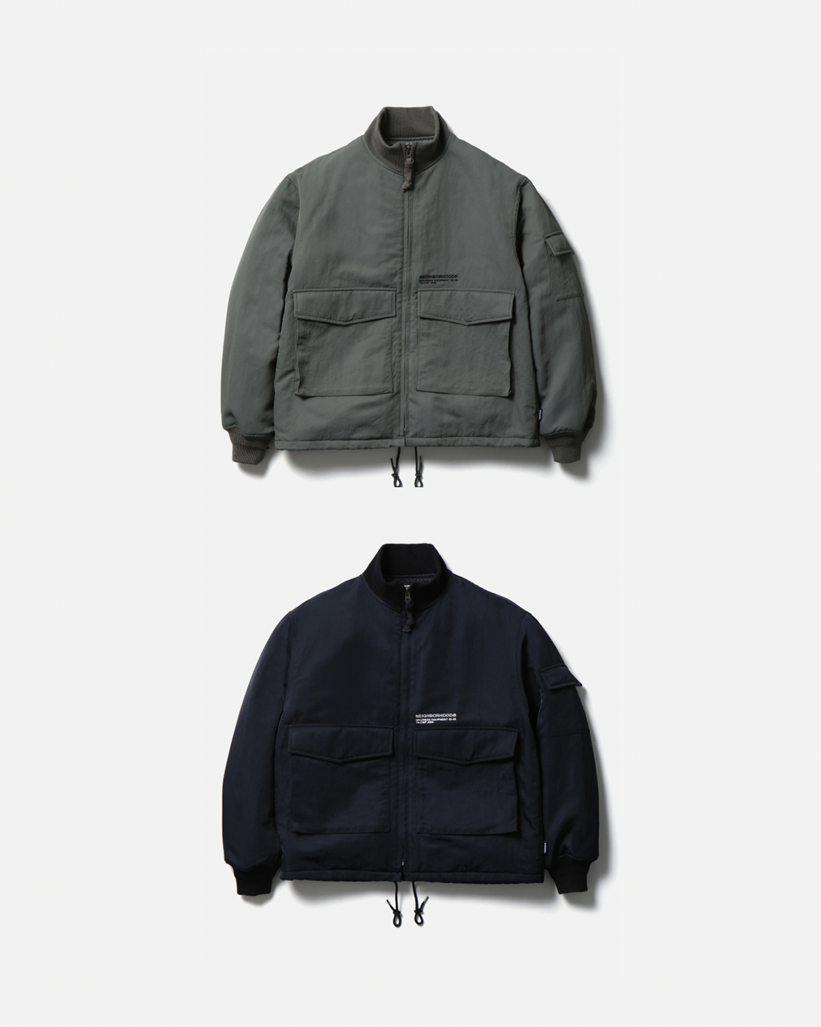 [Instock] NEIGHBORHOOD FW25 G-8 FLIGHT JACKET | ( BLACK / OLIVE )
