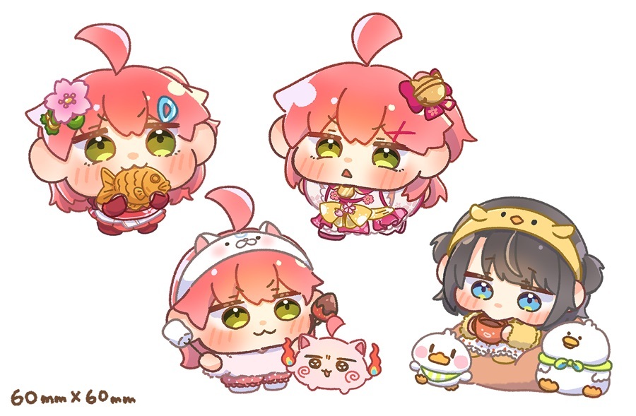 C107「同人代購」[Melonbooks代購」みこちとスバルのステッカーセット