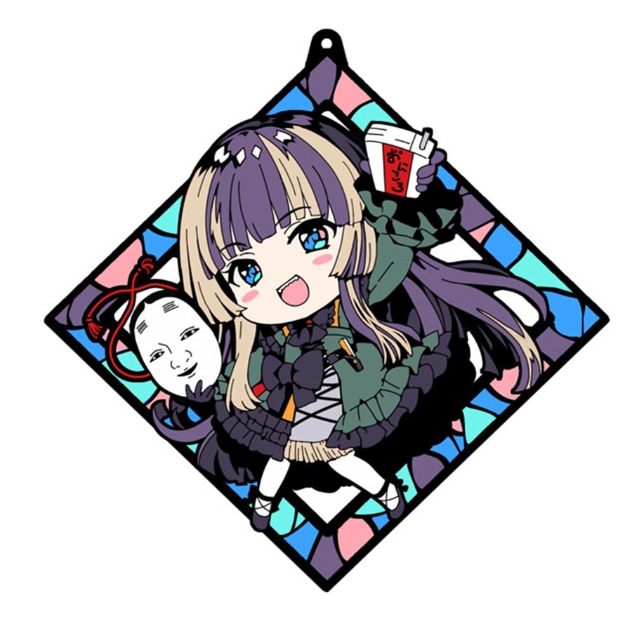 C107「同人代購」[Melonbooks代購」儒烏風亭らでん　ラバーキーホルダー