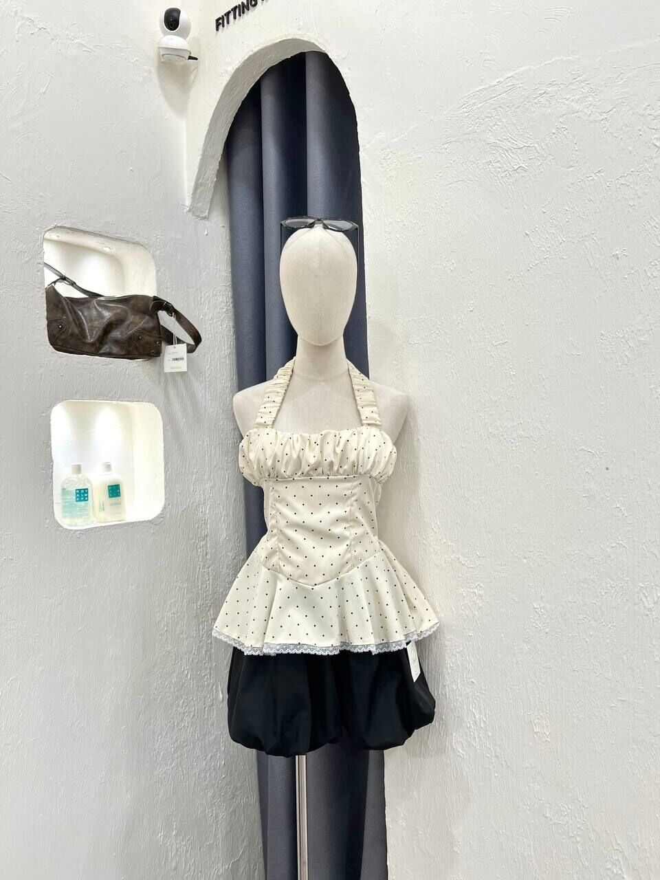 Halter Dot Top