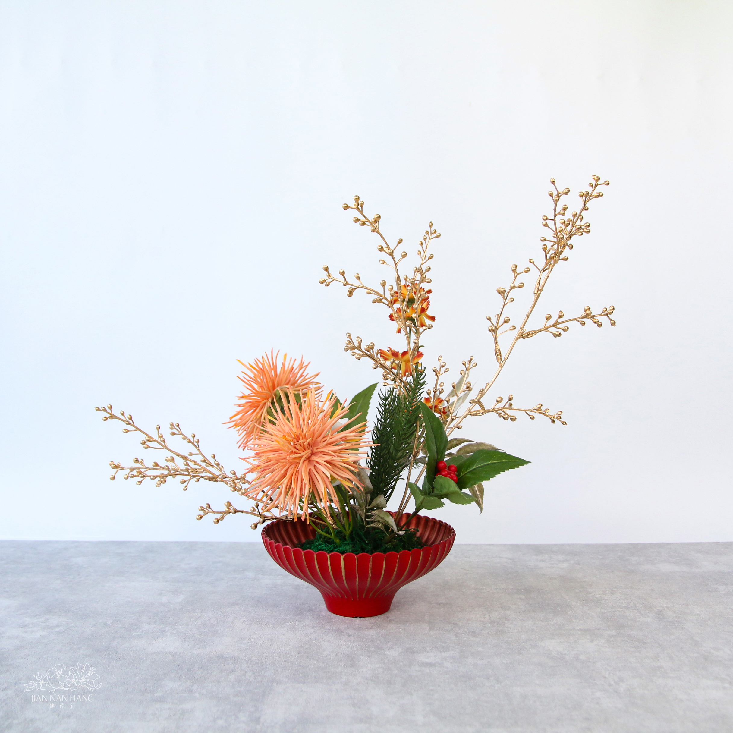 塑膠花器 IKI花邊花盆 小 2色