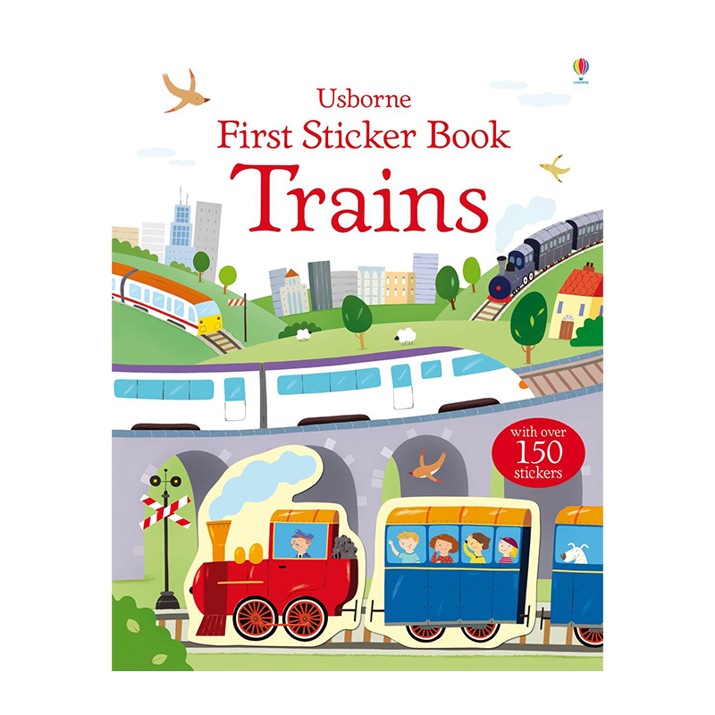 Usborne 第一本火車貼紙書