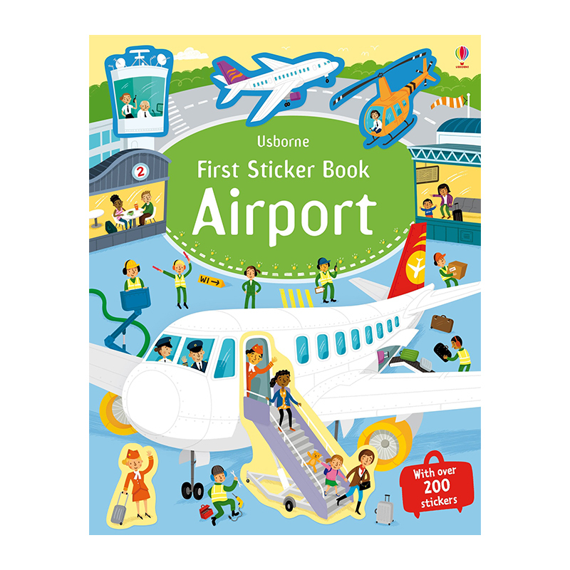 Usborne 第一本機場貼紙書