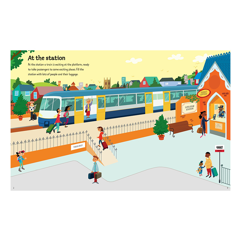 Usborne 第一本旅行貼紙書