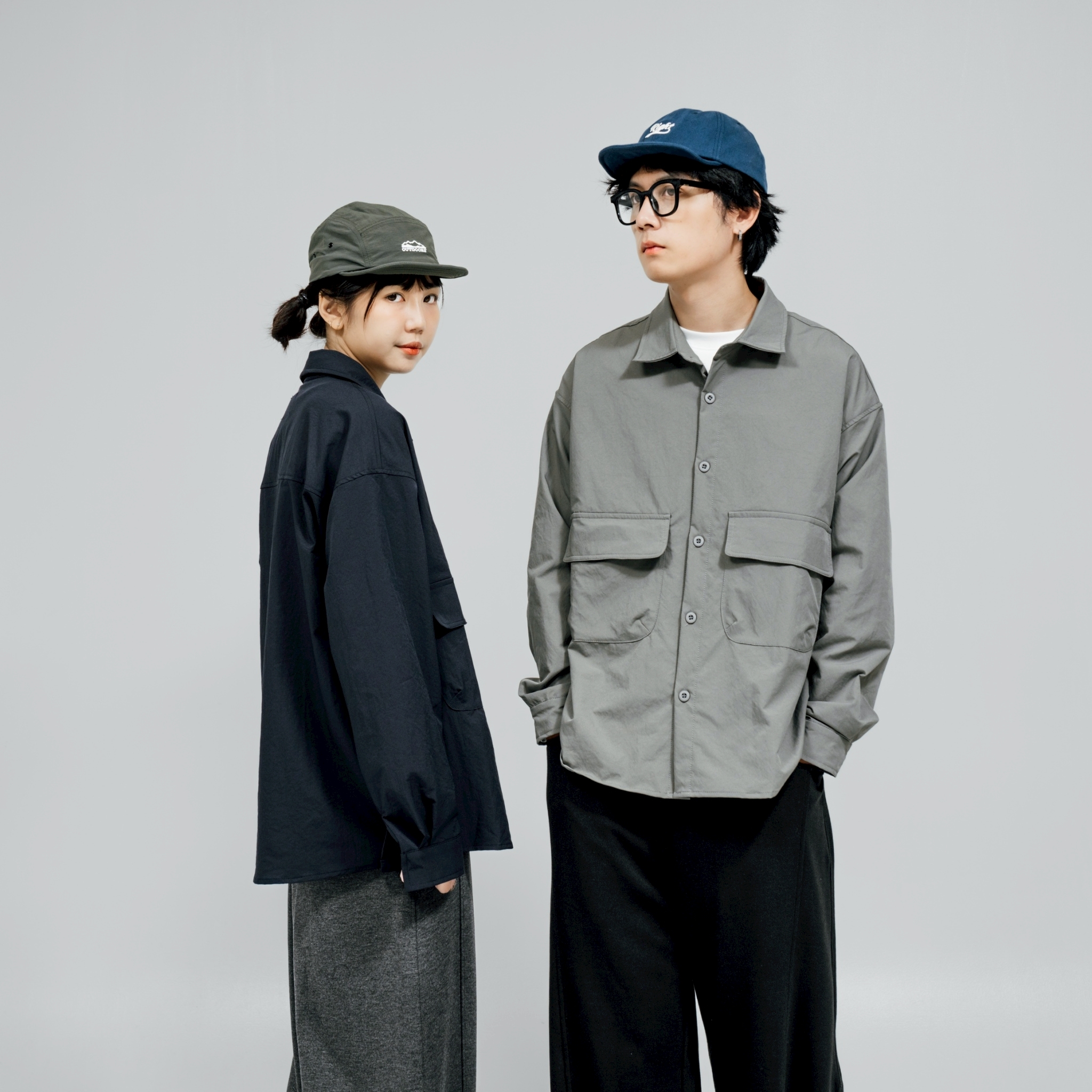 SBG 微立體口袋長袖襯衫 【SB5241】