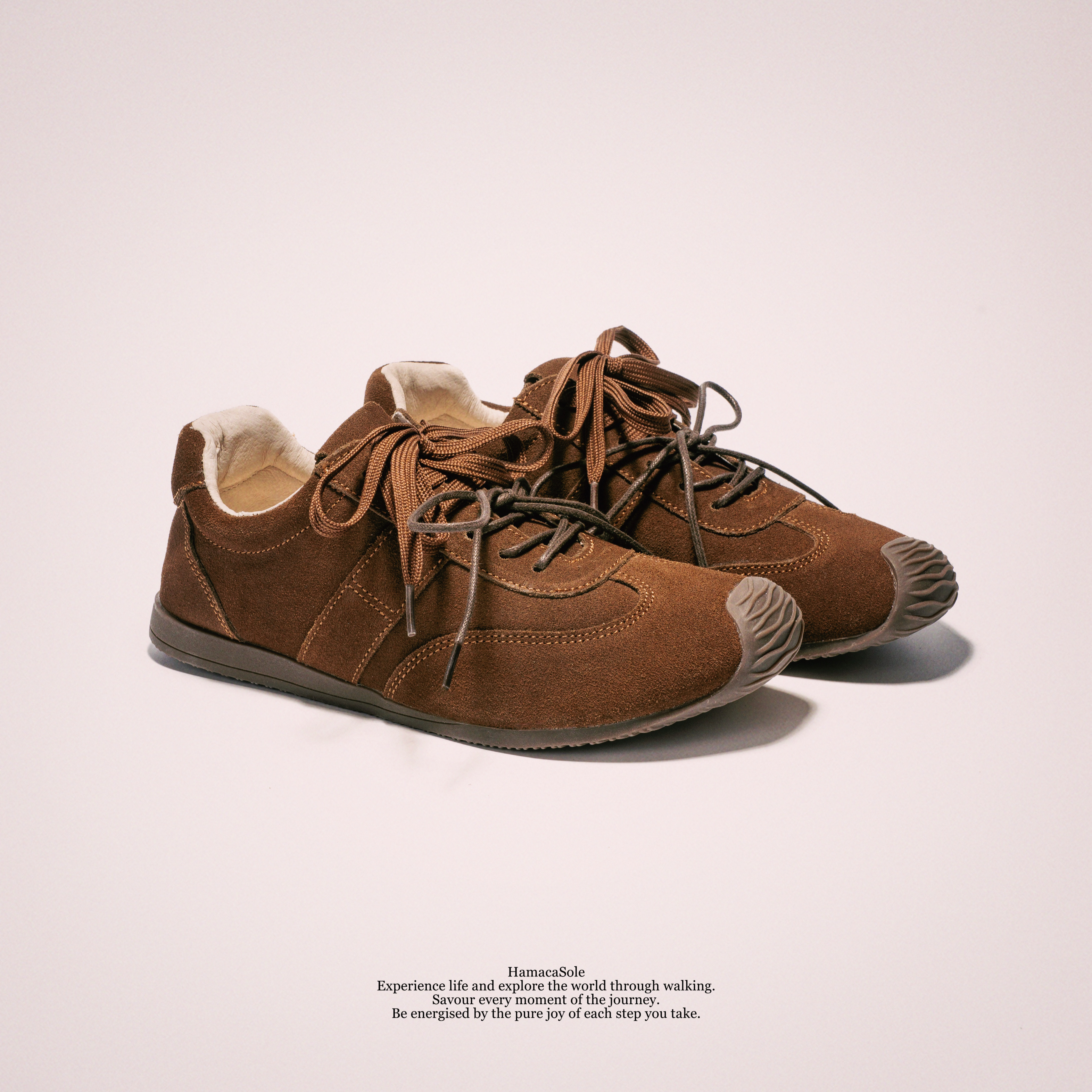 Pulso 真皮復古休閒鞋 (深咖棕) 女款｜哈漫克【官網獨家】HamacaSole