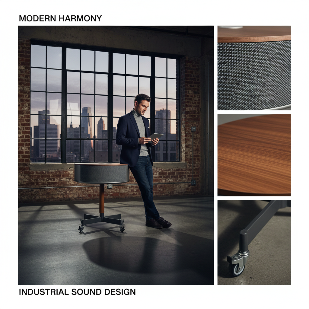 Aura 360度 質感原木無線音箱