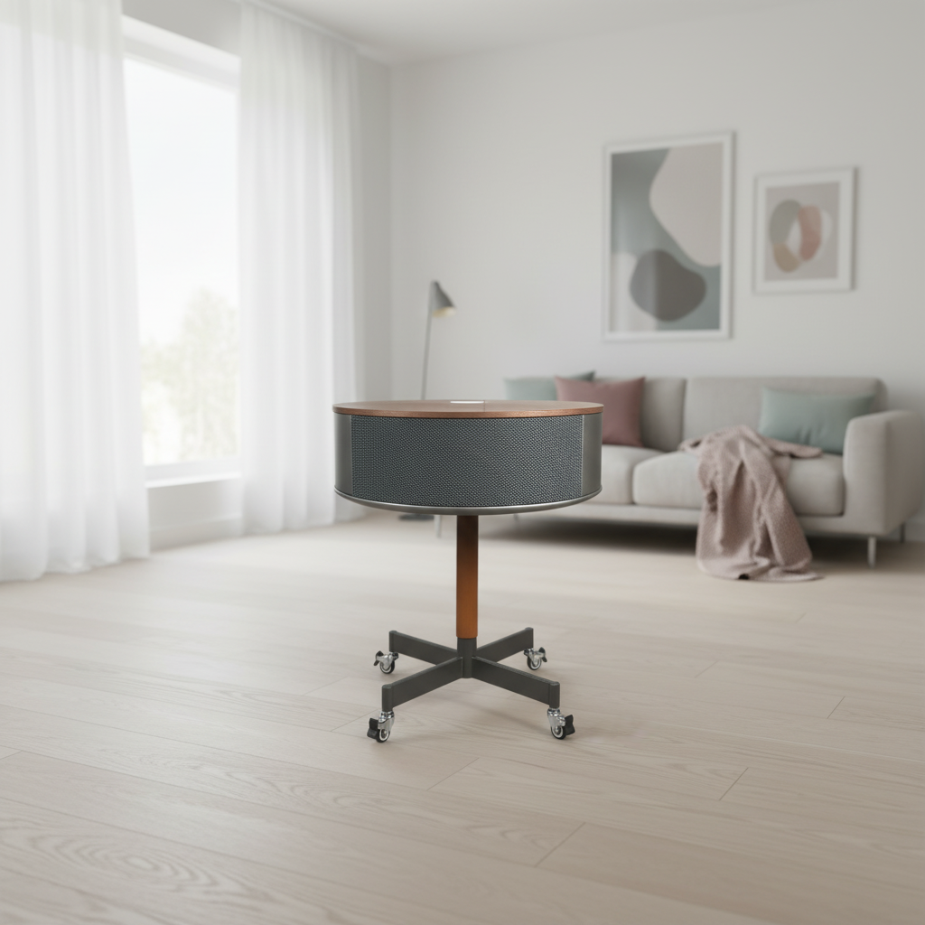 Aura 360度 質感原木無線音箱