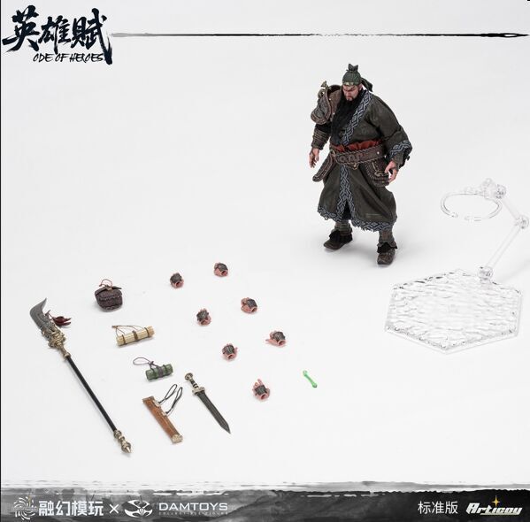 (預訂) 融幻模玩 x DAMTOYS 1/12 英雄赋 -關羽 FTOH-03 標準版