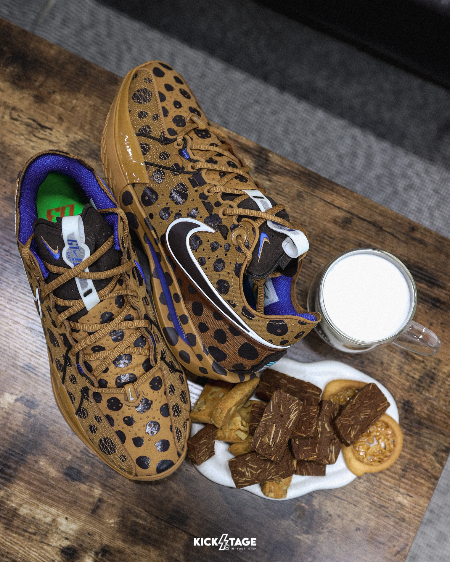 〈少量現貨+預訂〉JORDAN POOLE X NIKE GT CUT 3 PE 'Milk & Cookies' 牛奶餅乾 豹紋 氣墊 緩震 實戰鞋【IO6963-200】GTCUT GTCut3