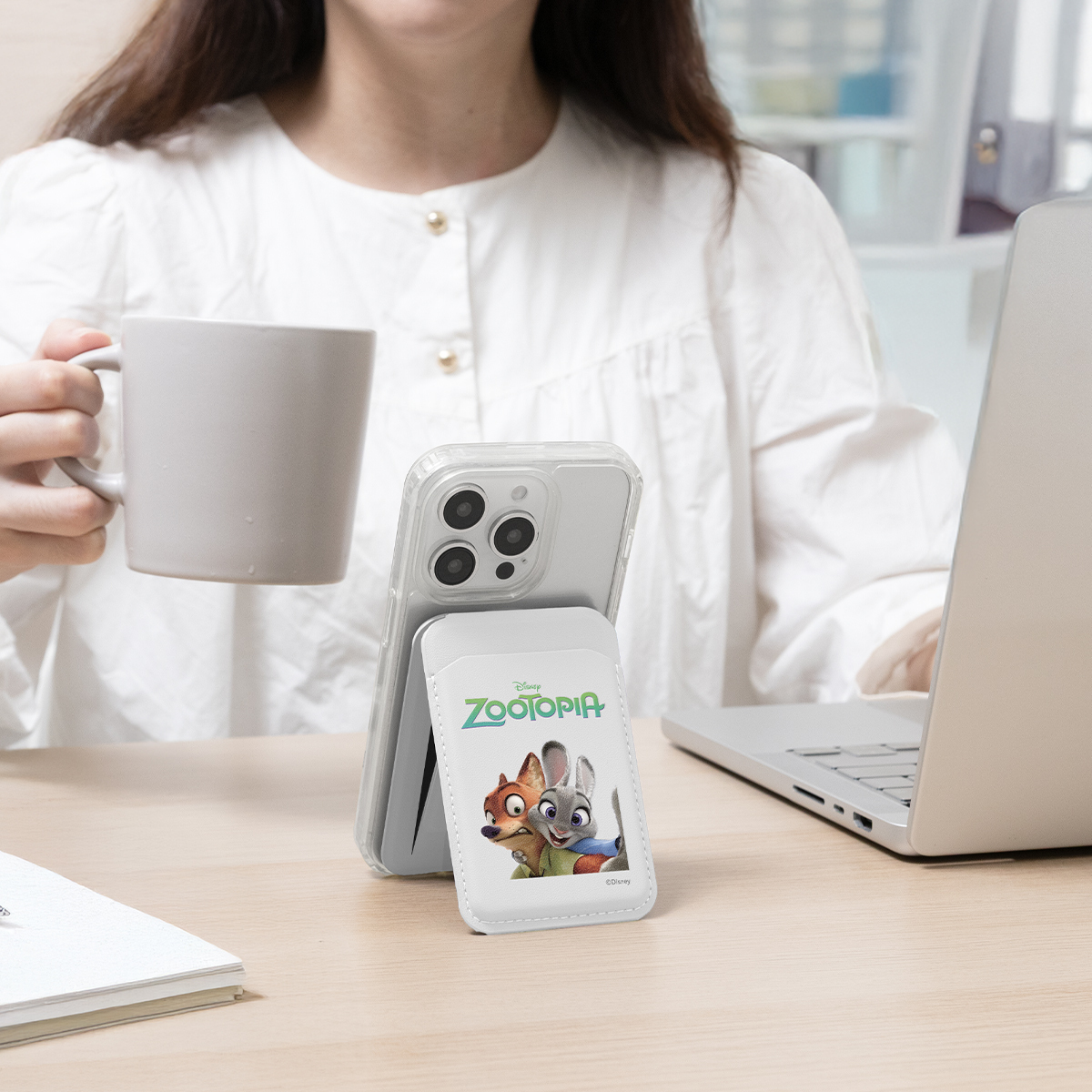 動物方城市-Alpha｜磁吸卡包無段式支架 | ergomi【正版授權】