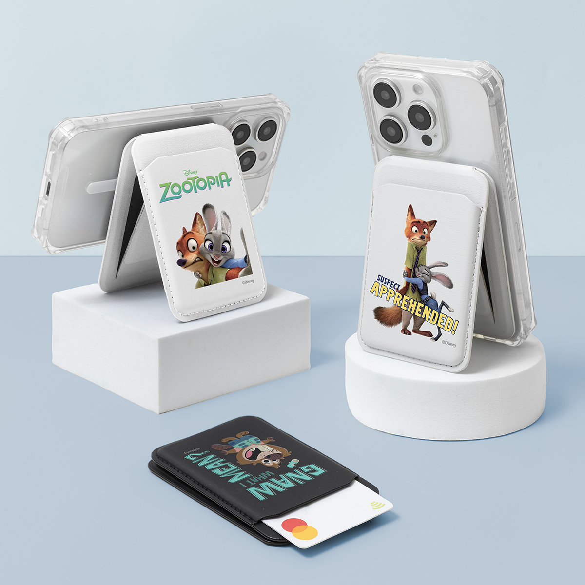 動物方城市-Alpha｜磁吸卡包無段式支架 | ergomi【正版授權】