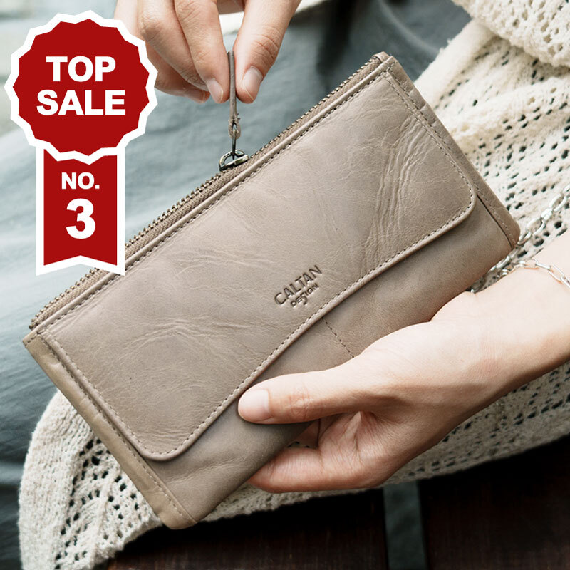 【招財母錢包💰】浪漫優雅經典真皮長夾-五色(072004)