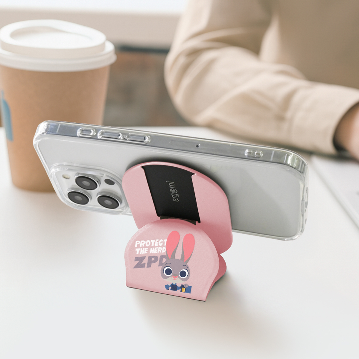 動物方城市 Mobius｜雙磁圈多角度手機支架 ergomi【正版授權】