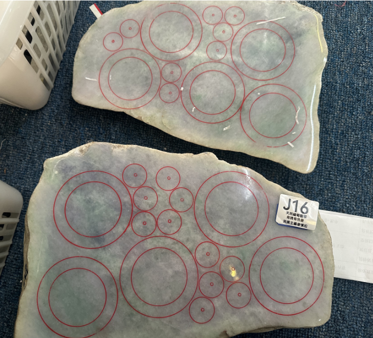 SU016 J16 私人定制翡翠手鐲（送手鐲心拉光,送一件平安扣）