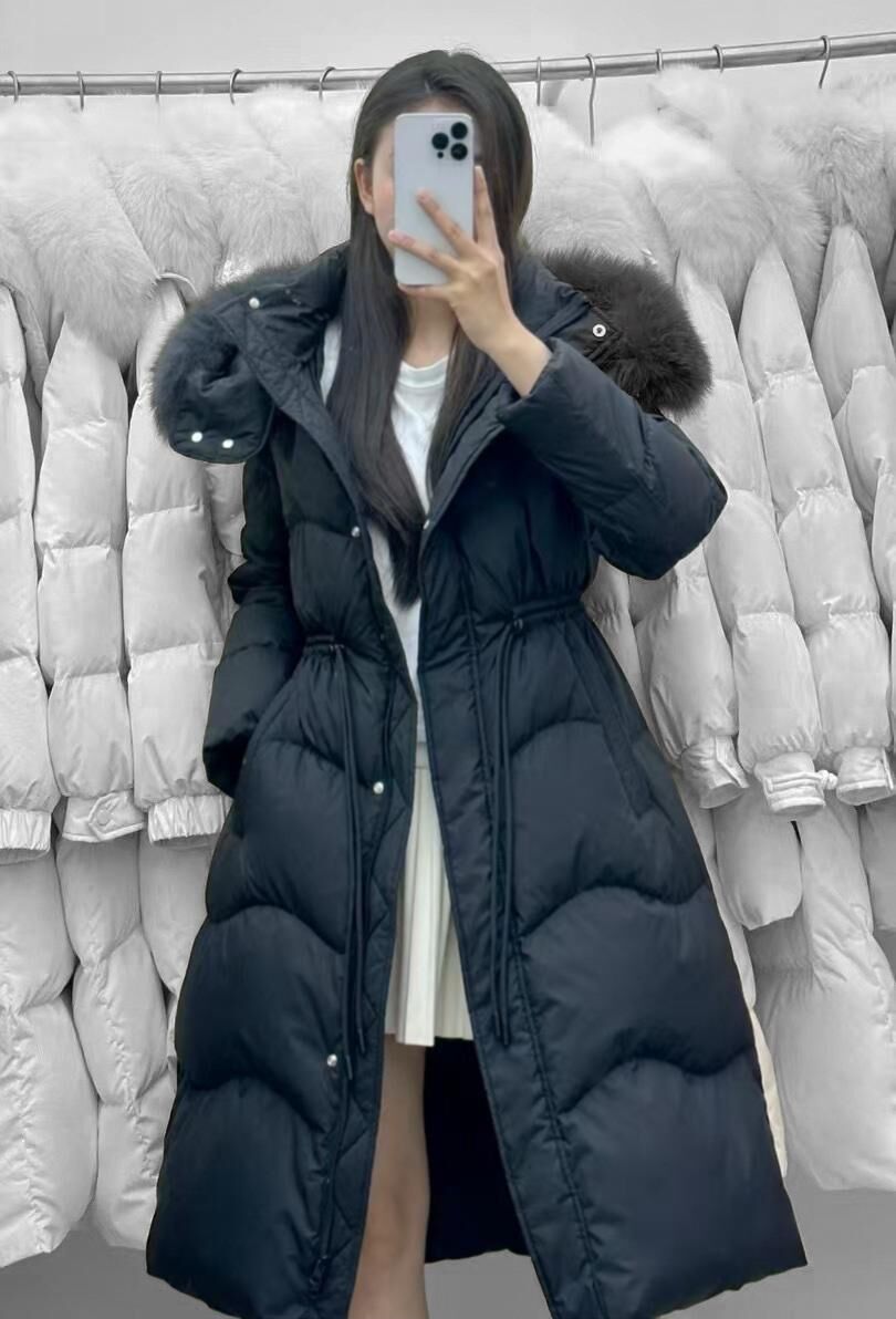韓系長款羽絨褸