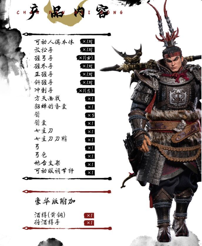 (預訂) 融幻模玩 x DAMTOYS 1/12 英雄赋 -FTOH-01+FTOH-02+FTOH-03 (套裝) 豪華版