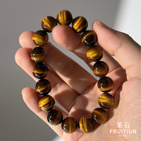 果石-天然黃虎眼手鍊