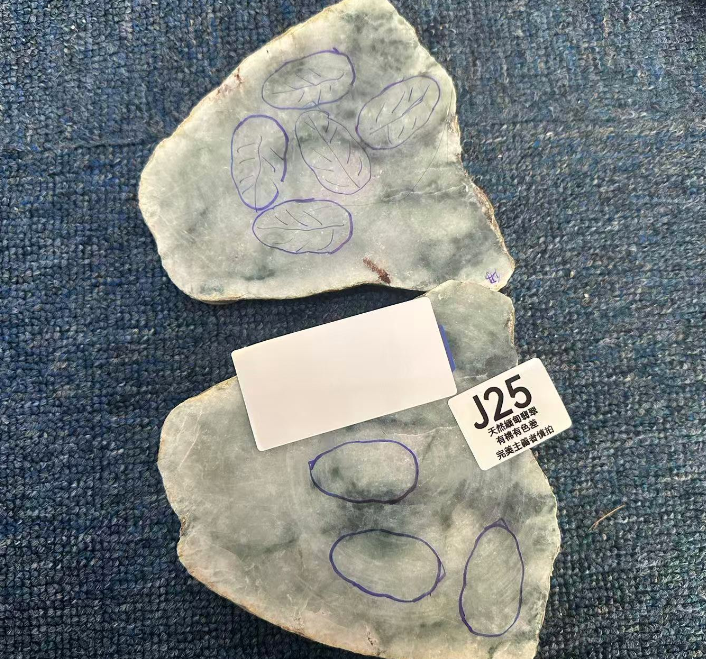 SU025 J25 天然緬甸翡翠宏圖大葉