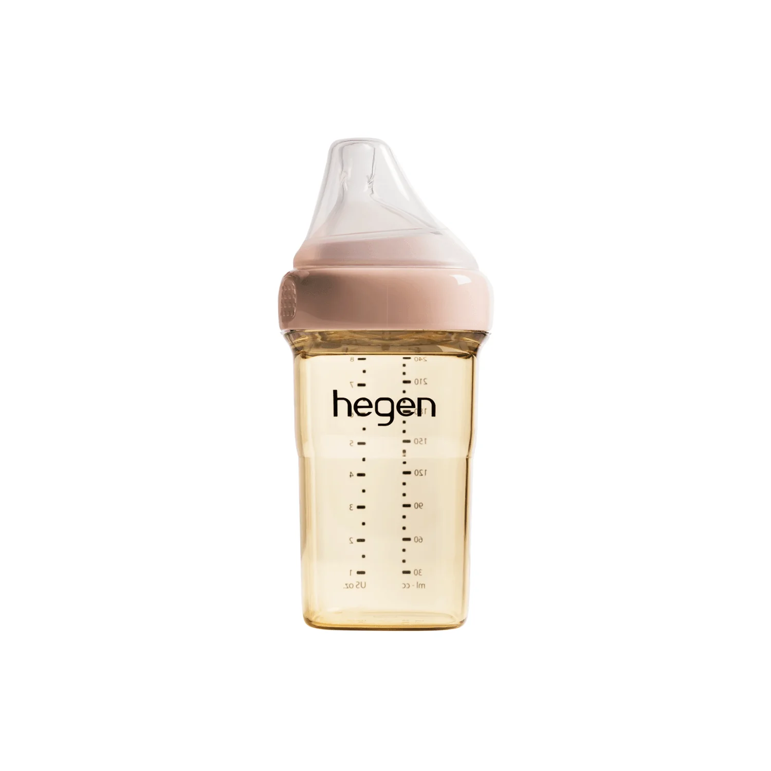 Hegen - PCTO™ PPSU多功能寬口奶瓶 240ml / 8oz 粉紅色