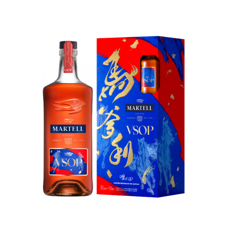 (2026 馬年版) Martell 馬爹利 VSOP 干邑 700ml + 30ml 酒辦禮盒套裝 [3219820008739]
