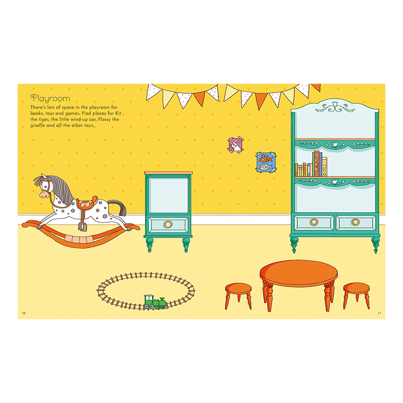 Usborne 第一本娃娃屋貼紙書