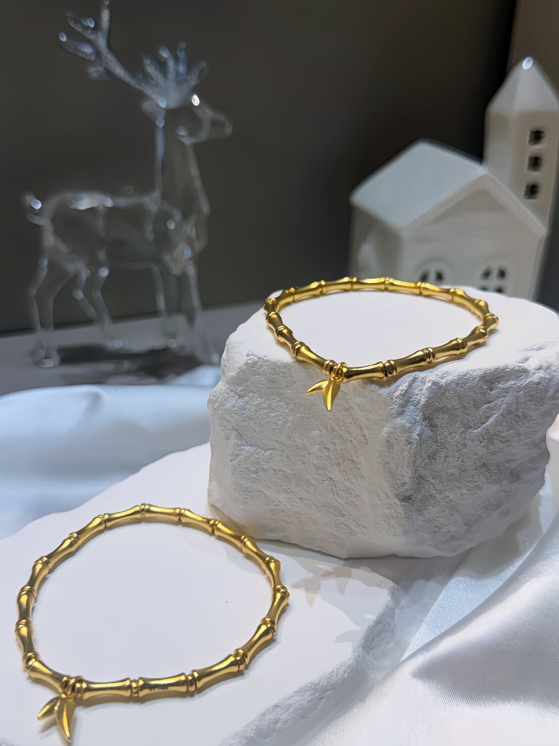 步步高升竹節手環