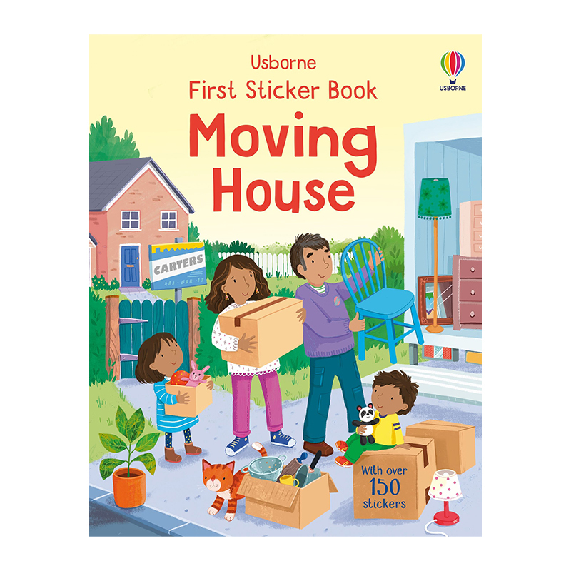 Usborne 第一本搬家貼紙書