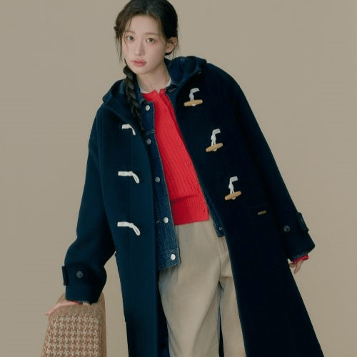 Covernat｜Woman Edin Wool Duffle Coat [3 colors]