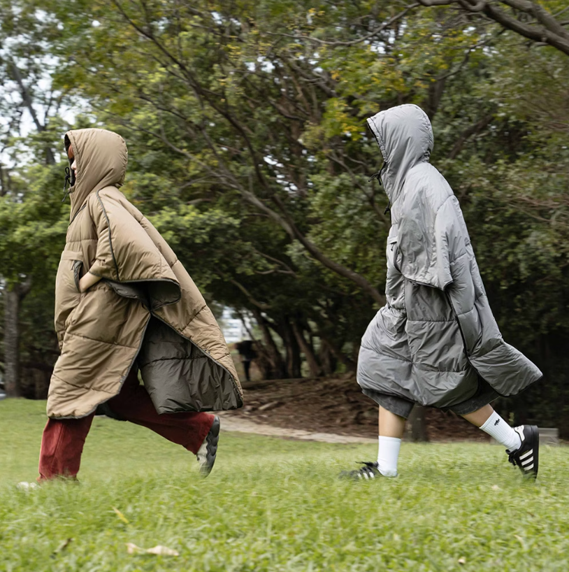 【OWL CAMP】兩用睡袋式披風(兩色)