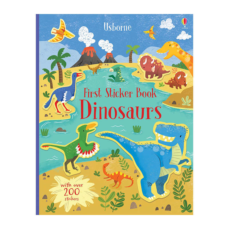 Usborne 第一本恐龍貼紙書