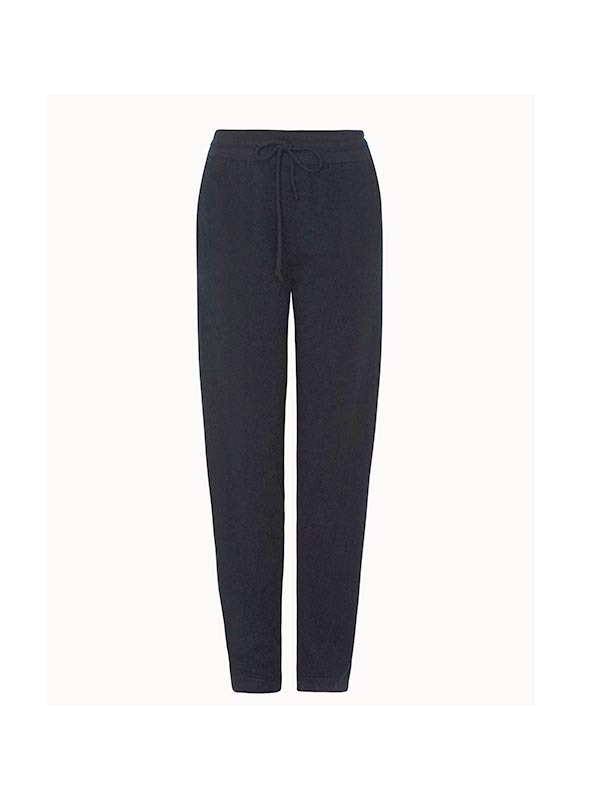 KUJTEN 針織羊絨褲(黑)