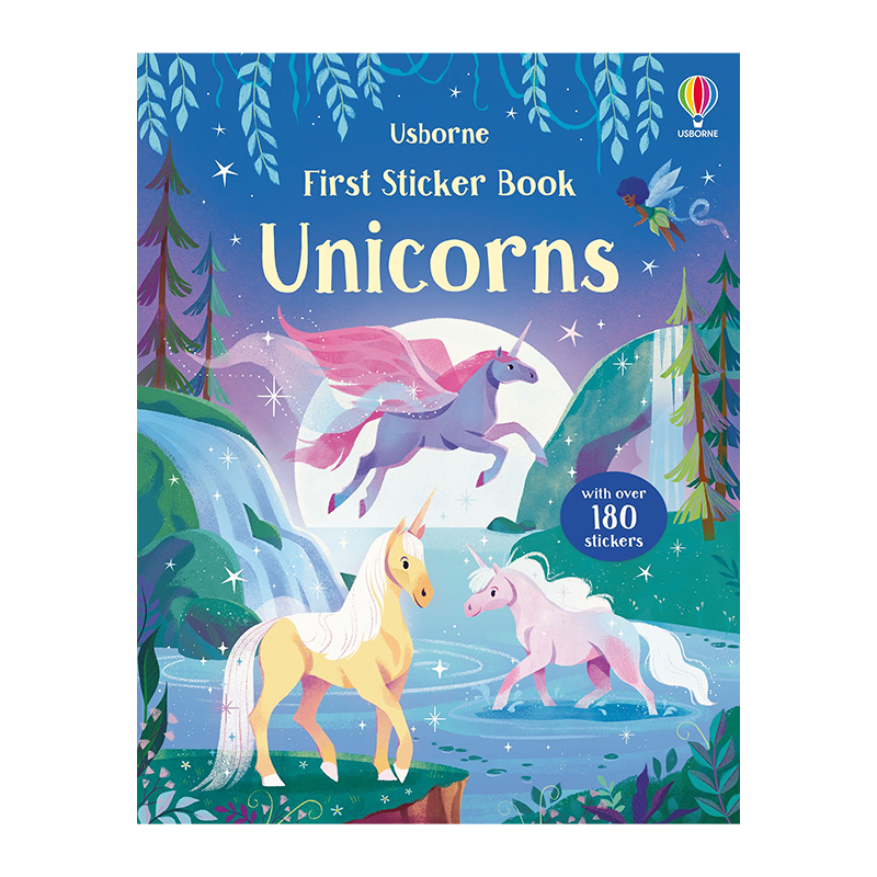 Usborne 第一本獨角獸貼紙書