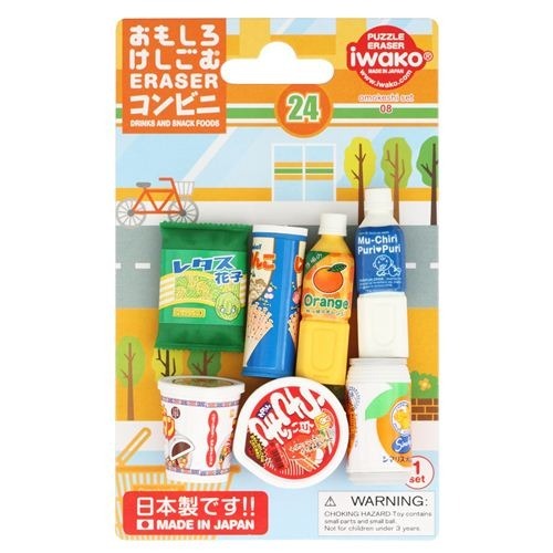 現貨┃日本 IWAKO 海洋動物 便利商店 可愛立體造型橡皮擦