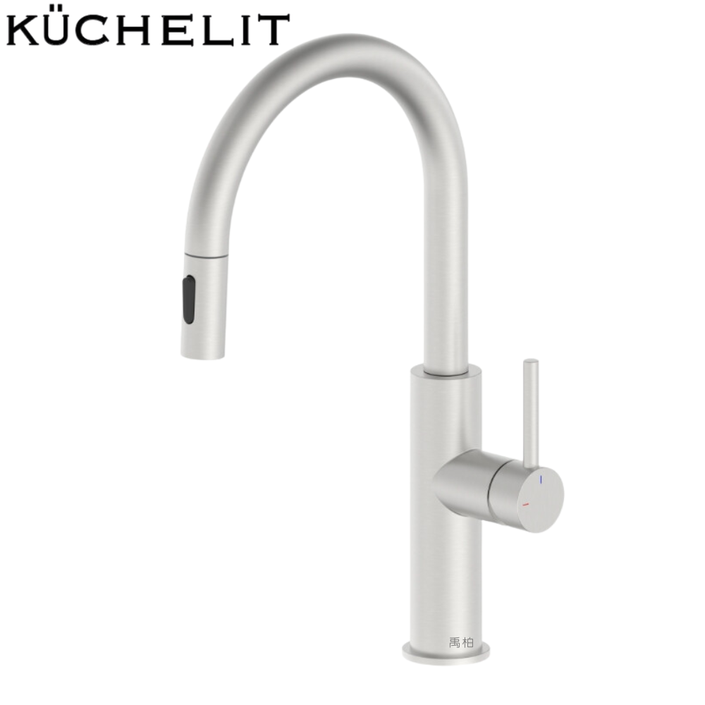 Küchelit 抽拉式不鏽鋼廚房龍頭_不鏽鋼色 KF4102S