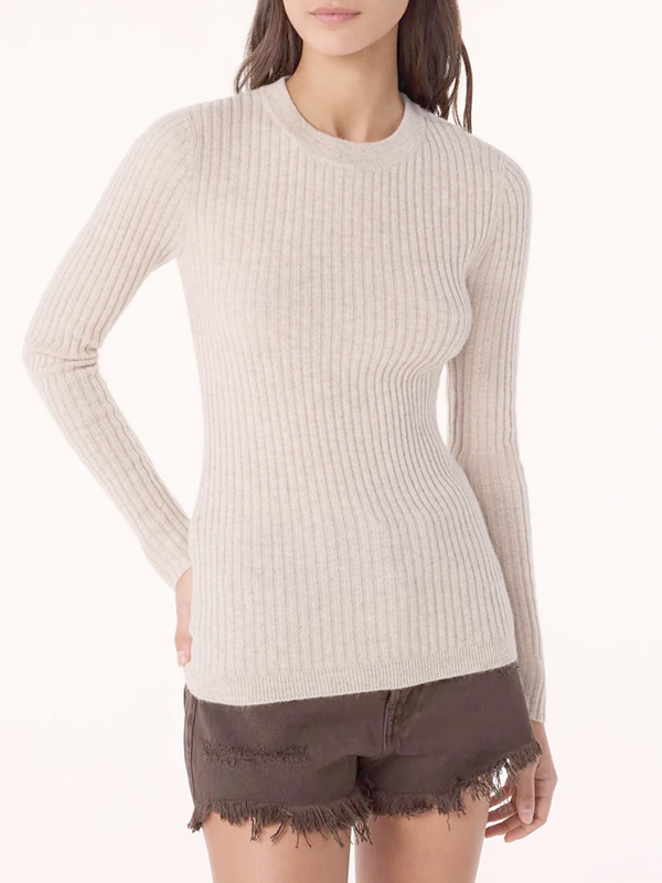 KUJTEN 羅紋羊絨上衣(米白)