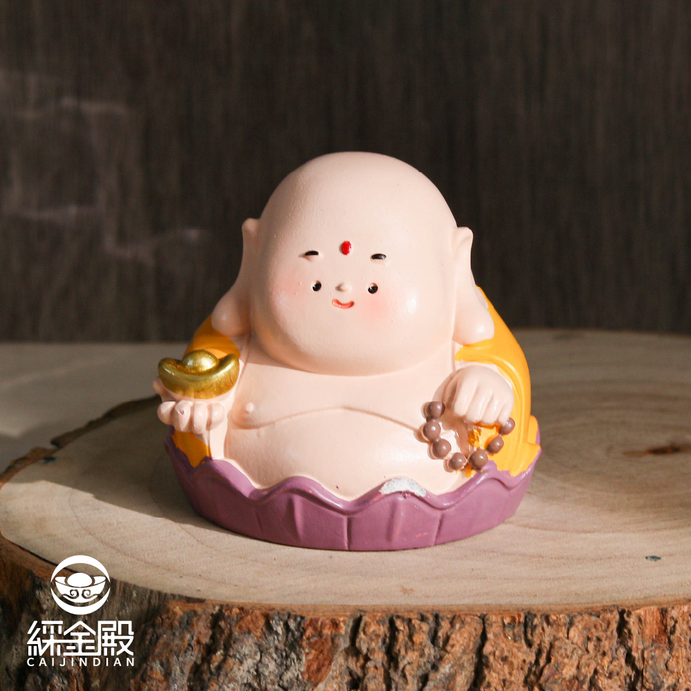 彌勒-福氣小神明擺件｜開運納福｜財運｜慈悲｜公仔｜居家｜可愛【綵金殿】