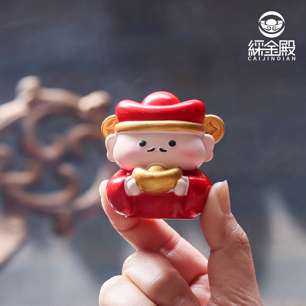財神爺-福氣小神明擺件｜招財進寶｜生意興隆｜補財庫｜公仔｜居家｜可愛【綵金殿】