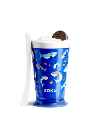 MH64 Zoku 鯊魚沙冰杯 - 藍色 Zoku Shark Slush/Shake Maker -Blue (ZK113-SH)(815706024157)