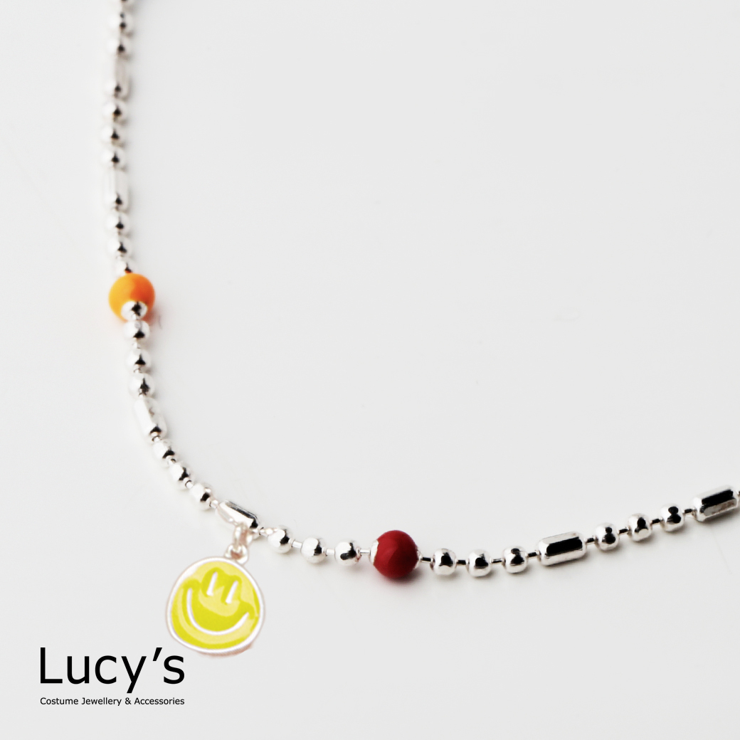 925純銀 童趣笑顏 項鍊 (126877)