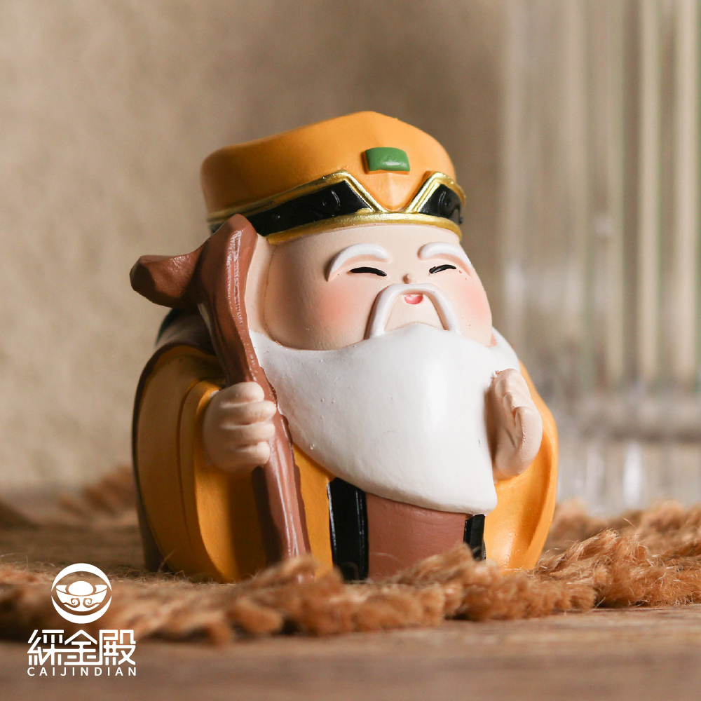 土地公-福氣小神明擺件｜平安｜農業收成｜求財｜公仔｜居家｜可愛【綵金殿】